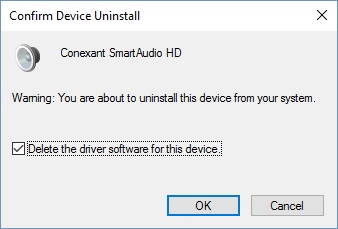 conexant hd audio driver windows 10 lenovo